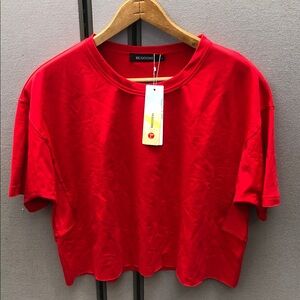 HUGO Bright Red Short Sleeve Tee